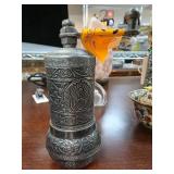 Decorative Metal Grinder with Ornate Patterns