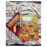 Vintage Picnic Blanket and Books Lot