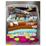 Blankets in a Storage Bin