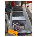 Music CDs in Plastic Bin