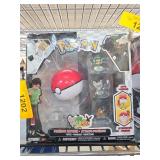 Pokemon Trainer Pokeball and Figures Set