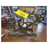 Cast Metal Nautical Anchor and Rope Napkin Holder