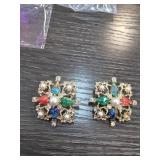 Sarah Coventry Gold-Tone Clip-On Earrings