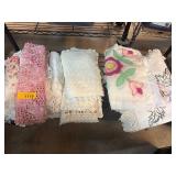 Crochet and Embroidered Linens