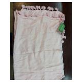 Lilly Pulitzer Pink Textured Fabric With Fringe