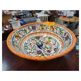 Hand-Painted Talavera Ceramic Bowl
