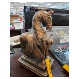 Decorative Horse Figurine With Intricate Details