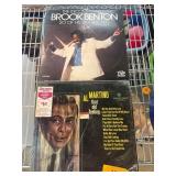 Two Vinyl Records: Brook Benton and Al Martino