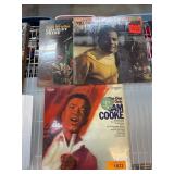 Three Vinyl Records by Sam Cooke and Charley Pride