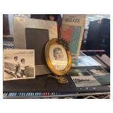 Decorative Frames with Photographs and Map