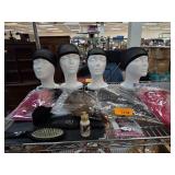 Mannequin Heads with Wigs & Wig Care