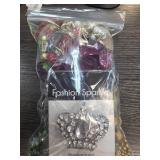 Bag of Mixed Fashion Jewelry and Accessories