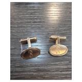 Gold Fill Oval Cufflinks