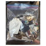 Bag of Assorted Costume Jewelry and Accessories