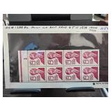 1978 Americana Series 15c Mint Plate Block Stamps
