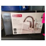 Delta Lahara Bathroom Faucet in Brushed Nickel New