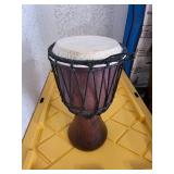 Handcrafted Wooden Djembe Drum with Rope Tuning