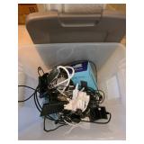 Electronics and Accessories in Bin