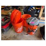 Bucket Head Wet/Dry Vac With Buckets