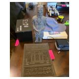 Terracotta Warrior Figurine and Pressed Tea