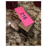 4pc Bronze-Colored Locking Mechanism