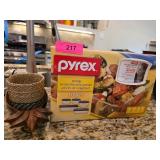 Pyrex Storage Set, Mixing Bowls, and Kitchen Items