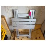 Wood Stand, Slats, and Square Set