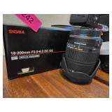 Sigma 18-200mm F3.5-6.3 DC OS Lens with Box