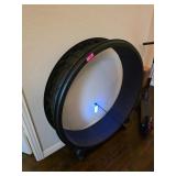 Large Black Circular Plastic Cat Running Track