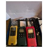 Three TALKABOUT Two-Way Radios