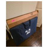 2pc Puzzle-Themed Nylon Storage Case Set