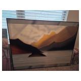 Framed Landscape Painting by Navilland