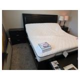 King Mattress With Adjustable Bed and Nightstands