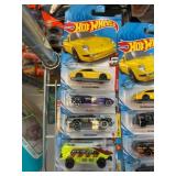 Eight Hot Wheels Die-Cast Cars