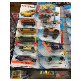 12 Hot Wheels Die-Cast Cars