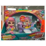Kindi Kids Minis Rainbow Kate's Airplane Playset