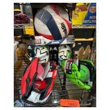 Sports Gear Including Balls and Gloves