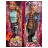 Barbie and Ken Doll Set in Retail Packaging