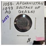 Rare Sultans of Ghazni Coin, 1059-1099 AD