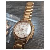 Michael Kors Gold-Tone Chronograph Watch