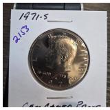 1971-S Kennedy Half Dollar Gem Cameo Proof