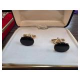 Haglon Cufflinks with Genuine Onyx