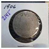 1906 Liberty Head V Nickel Coin