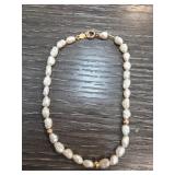 14k Gold and Pearl Bracelet