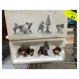 Heritage Village Collection Woodsmen Elves Set