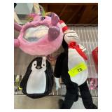 Plush Toys and Penguin Bag
