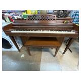 Wood Upright Piano With Bench update