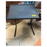 Black Table-Mate Adjustable Folding Tray