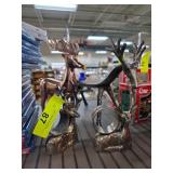 Metallic Deer-Themed Decorative Lot
