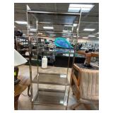 MCM Metal and Glass Shelf Display Unit
